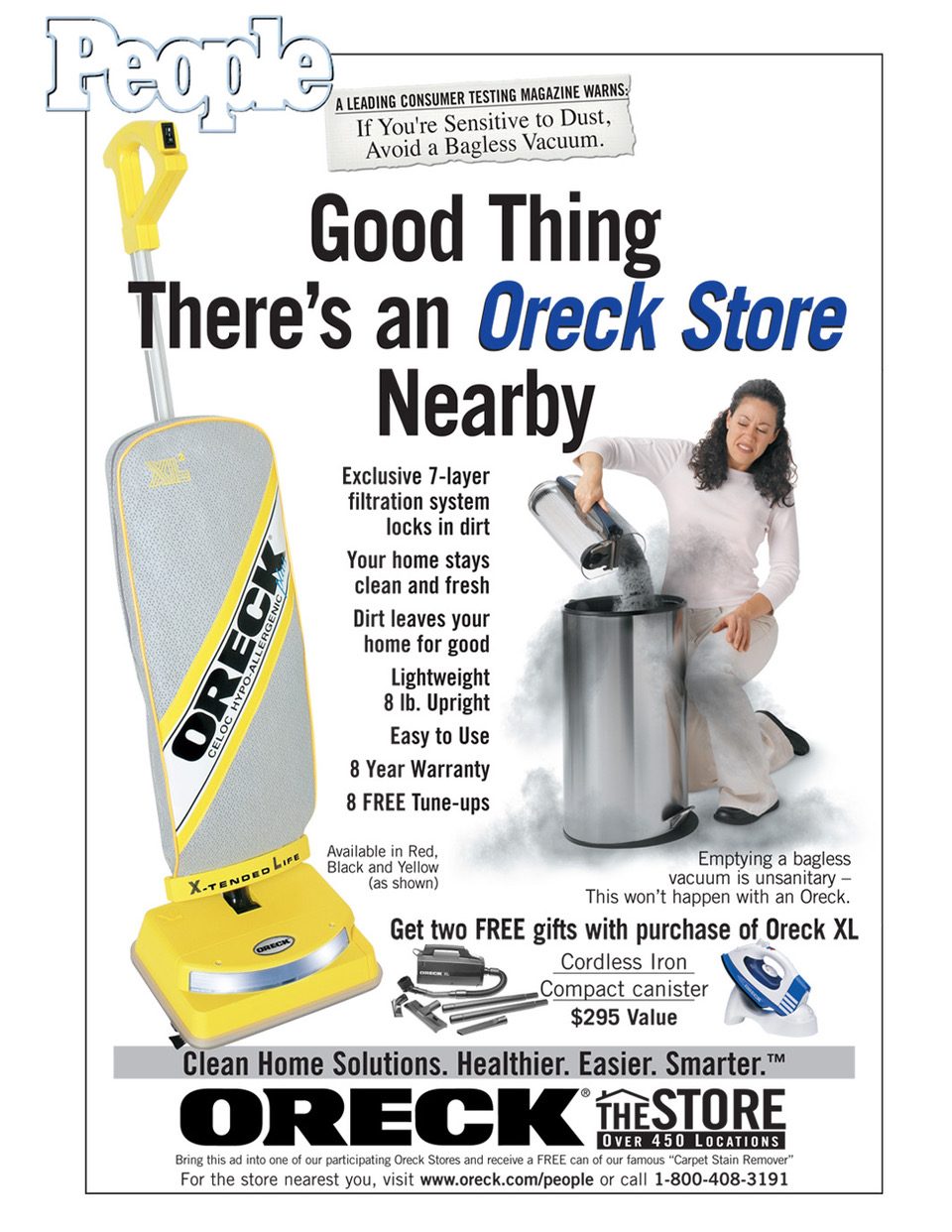 Oreck Store "Good Thing There's an Oreck Store Nearby" ad
